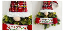 Load image into Gallery viewer, Gnome Christmas Wreath Door Hanging Wreath Christmas Decor