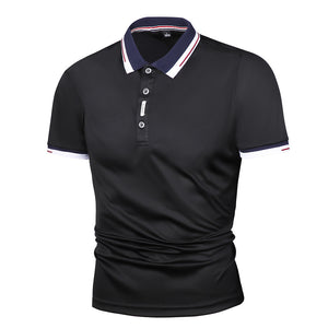 Men's Outdoor Casual Polo Shirt Short-Sleeved T-shirt