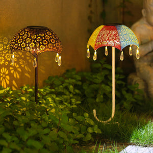 Solar Outdoor Umbrella Lights Home Ground Plugged Light Decoration Lamp