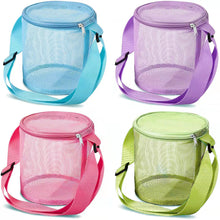 Load image into Gallery viewer, Children&#39;s Mesh Shell Buggy Bag Beach Round Sand Digging Bucket