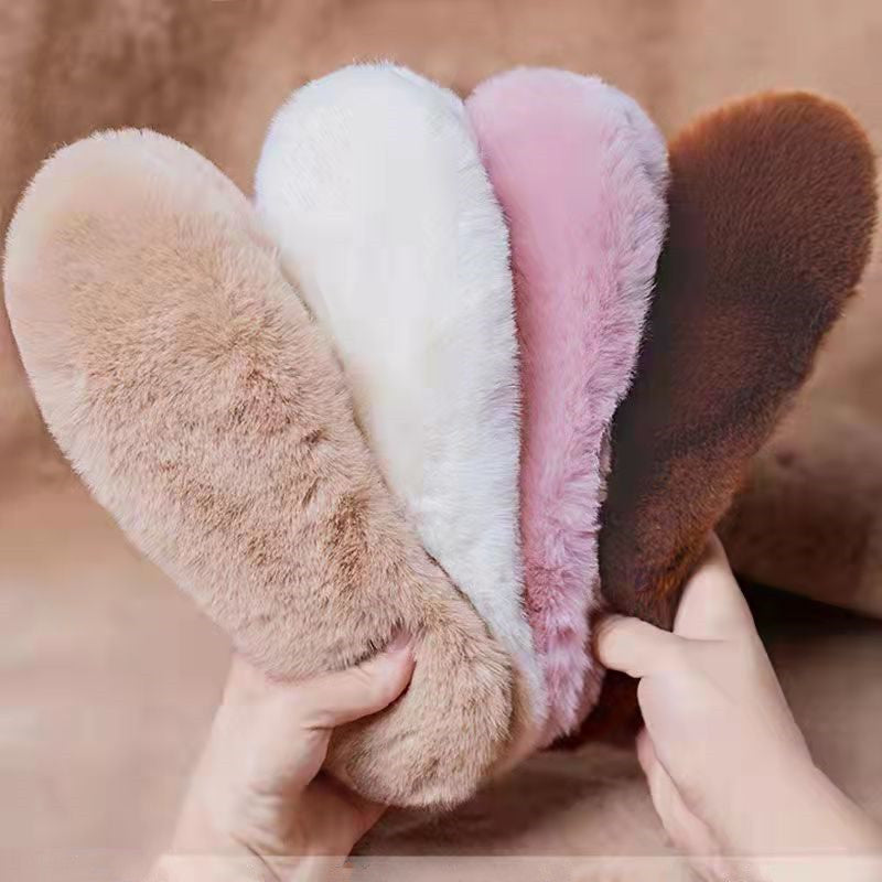 FauxFur Heated Warm Thermal Insoles