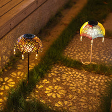 Load image into Gallery viewer, Solar Outdoor Umbrella Lights Home Ground Plugged Light Decoration Lamp