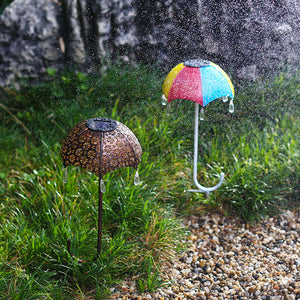 Solar Outdoor Umbrella Lights Home Ground Plugged Light Decoration Lamp