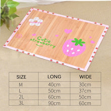 Load image into Gallery viewer, Pet Dog Mat Bamboo Mat Bite-resistant Dog Mat Summer Sleeping Cooling Mat