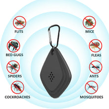 Load image into Gallery viewer, Portable USB Mosquito Repeller Ultrasonic Electronic Cockroach Spider Killer Pest