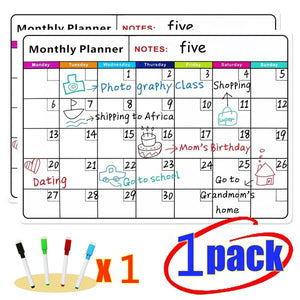Magnetic Whiteboard Memo Stickers Monthly Message Boards for Refrigerator