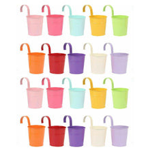 Load image into Gallery viewer, 10pcs/20pcs/Set Flower Pot Hanging Pots Balcony Garden Plant Metal Hook Iron Planter