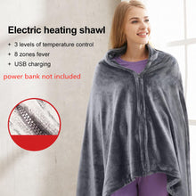 Load image into Gallery viewer, USB Heating Shawl Blanket