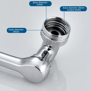 360° Rotary Water Bubbler Extension Faucet Fit for G1/2 Faucet