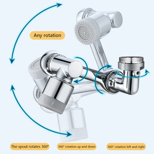 360° Rotary Water Bubbler Extension Faucet Fit for G1/2 Faucet