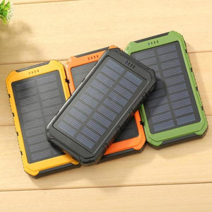 Power Bank 5000mAh Solar Powerbank Extreme Mobile Phone Pack With LED External Battery