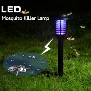 Solar Powered Insect Killer LED UV Mosquito Killer Lamp with Solar Power LED Garden Lights