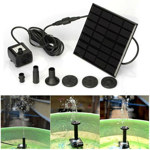 Solar Panel for Power Fountain Garden Water Pond Pump