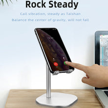 Load image into Gallery viewer, Universial Alumium Desk Stand for Cell/Moile Phone Tablet Holder