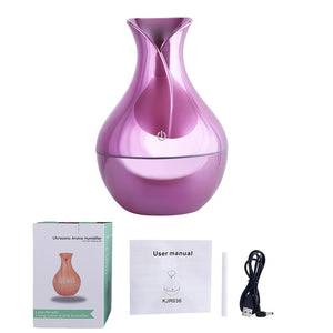 USB Aroma Essential Oil Diffuser Ultrasonic Cool Mist Humidifier Air Purifier 7 Color Change LED Night Light