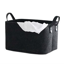 Load image into Gallery viewer, Foldable Toy Laundry Basket Felt Storage Baskets Dirty Clothes Hamper Toy Holder Storage Bag