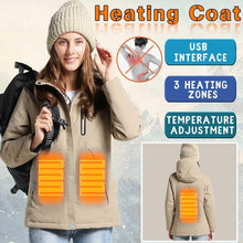 Load image into Gallery viewer, Unisex Digital Heating Hooded Work Outdoor Jacket Riding Skiing Snow