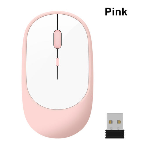 Rechargeable Wireless Bluetooth Mouse for MacBook PC iPad Computer