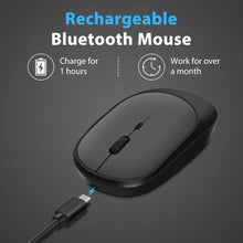Load image into Gallery viewer, Rechargeable Wireless Bluetooth Mouse for MacBook PC iPad Computer