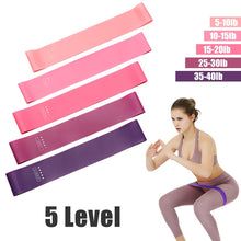 Load image into Gallery viewer, Yoga Crossfit Resistance Bands 5 Level Rubber Training Pull Rope For Sports Pilates Expander Fitness Gum Gym Workout Equipment