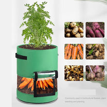 Load image into Gallery viewer, 7/10 Gallon Potato Grow Bag Garden Planter Pot with Harvest Window and Cover