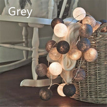 Load image into Gallery viewer, 3M 20 Cotton Ball String Fairy Night Lights