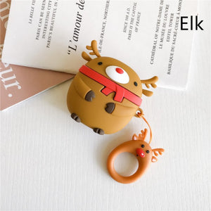 Airpods Apple Bluetooth Headset Cartoon Silicone Case