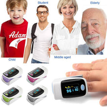 Load image into Gallery viewer, Blood Oxygen SpO2 Saturation Monitor OLED Display Fingertip Pulse Oximeter
