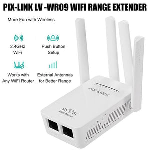 Wifi Repeater Wireless Router Extender Signal Booster with Antenna
