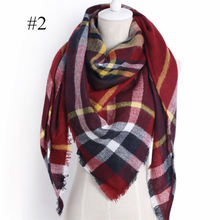 Load image into Gallery viewer, Womens Warm Check Neck Scarf Shawl