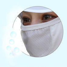 Load image into Gallery viewer, Women Wide Brim Breathable Icy Full Face Covering UV Protection Face Cover