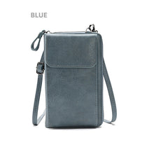 Load image into Gallery viewer, PU Leather Mobile Phone Bag Mini Crossbody Wallet Bag