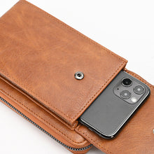 Load image into Gallery viewer, PU Leather Mobile Phone Bag Mini Crossbody Wallet Bag