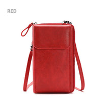 Load image into Gallery viewer, PU Leather Mobile Phone Bag Mini Crossbody Wallet Bag