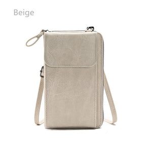 PU Leather Mobile Phone Bag Mini Crossbody Wallet Bag