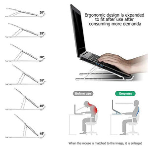 Adjustable Folding Laptop Stand Tablet Holder