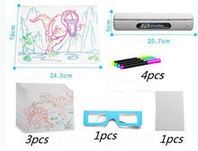 Load image into Gallery viewer, Drawing Board 3D Glasses Led Lamp Holder